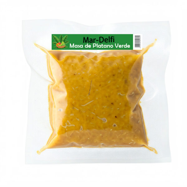 Masa de Platano Verde Sellado al Vacio